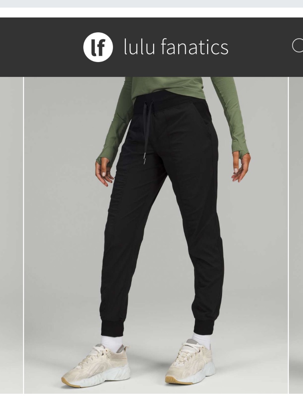 Lululemon Dance Studio Mid-Rise Jogger 29” sz 10 Black First Release Full Length